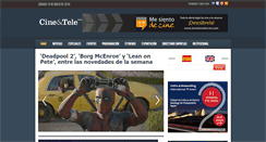 Desktop Screenshot of cineytele.com